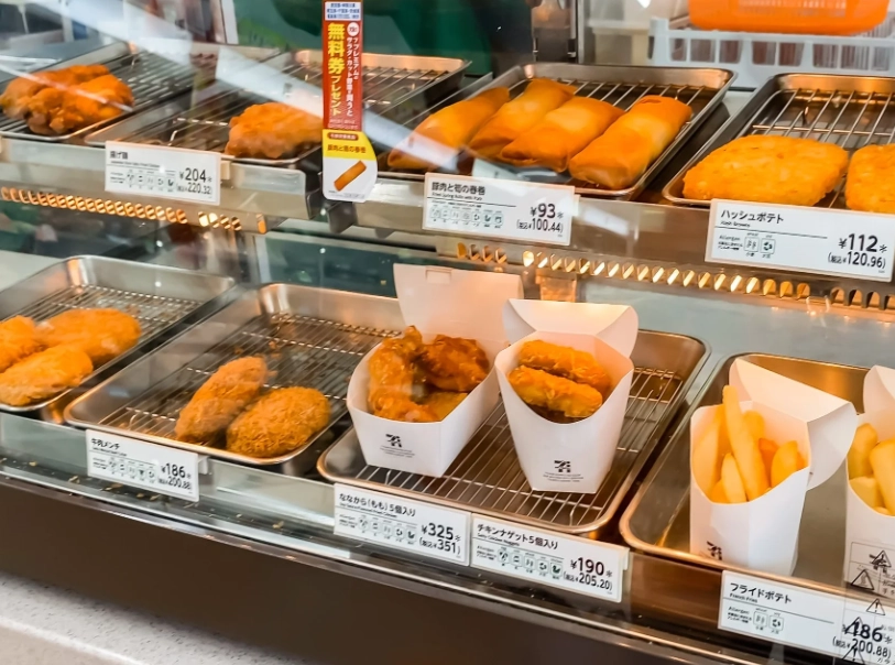what to eat at Japanese convenience store