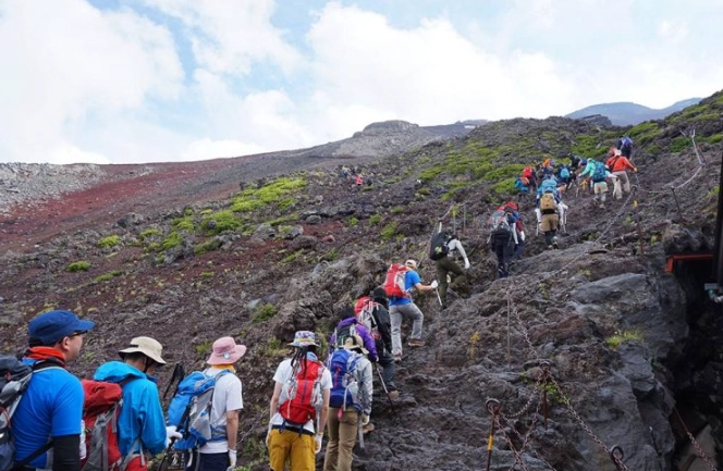 Fuji hiking season
