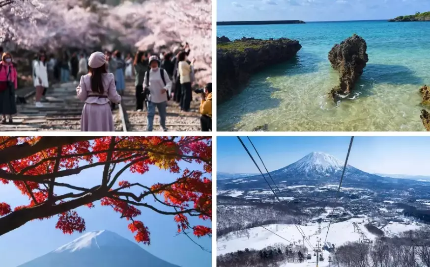 best time to visit japan temperature