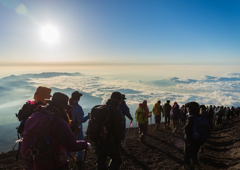 Mount Fuji hike time