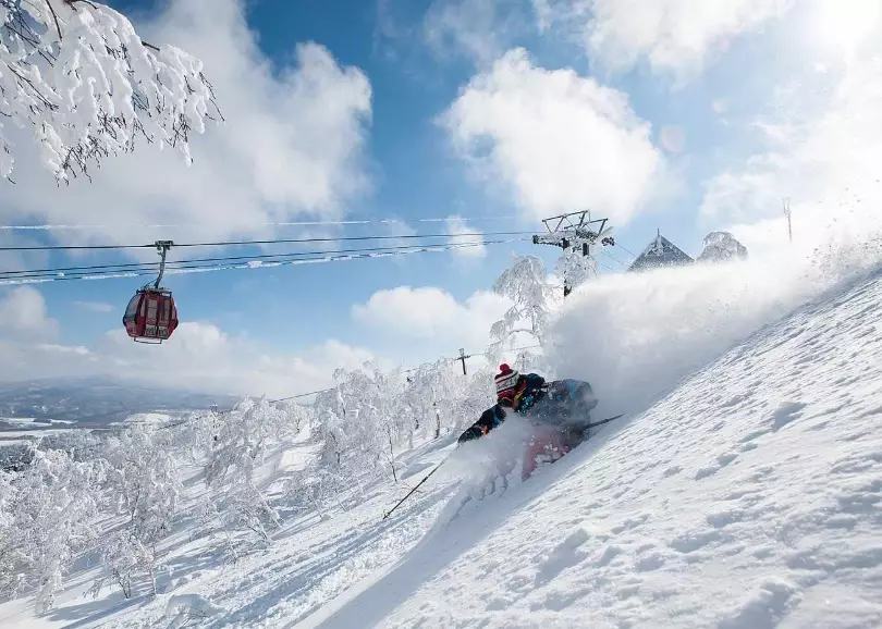 best powder snow Japan