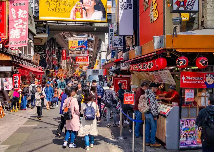 Osaka food street Osaka food street