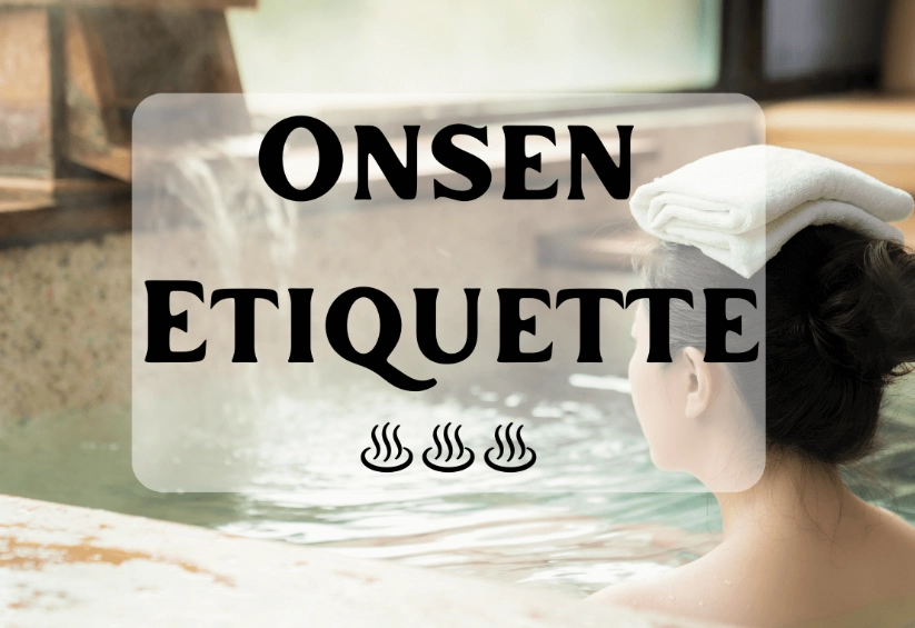 Female onsen etiquette