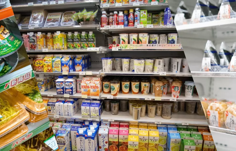 Japanese convenience store snacks