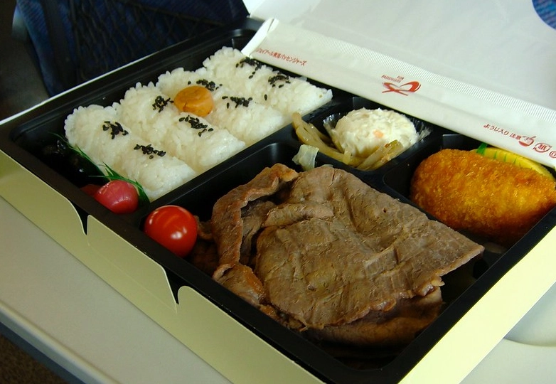 Japanese train food Japanese train food