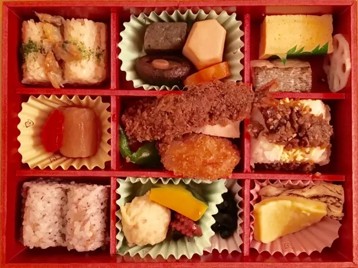 Japanese train bento