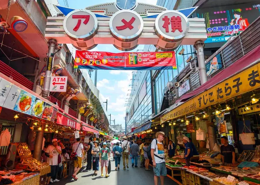 Ameyoko market Tokyo