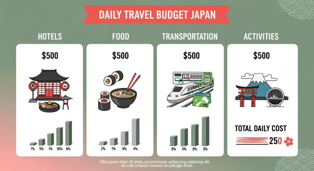 Japan trip cost for 3 weeks