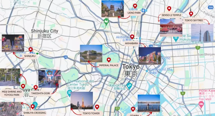 Tokyo 4 day itinerary family