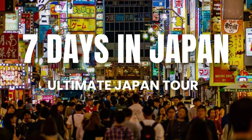 one week Japan itinerary
