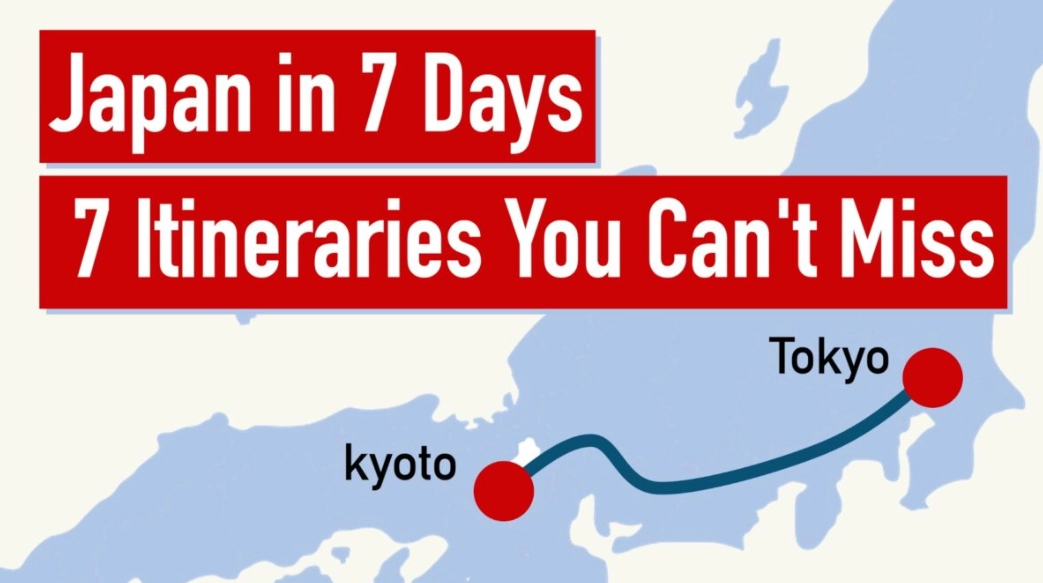 Japan travel itinerary 7 days