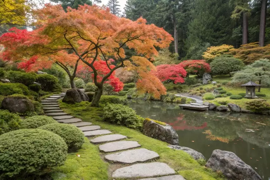 Japanese garden design