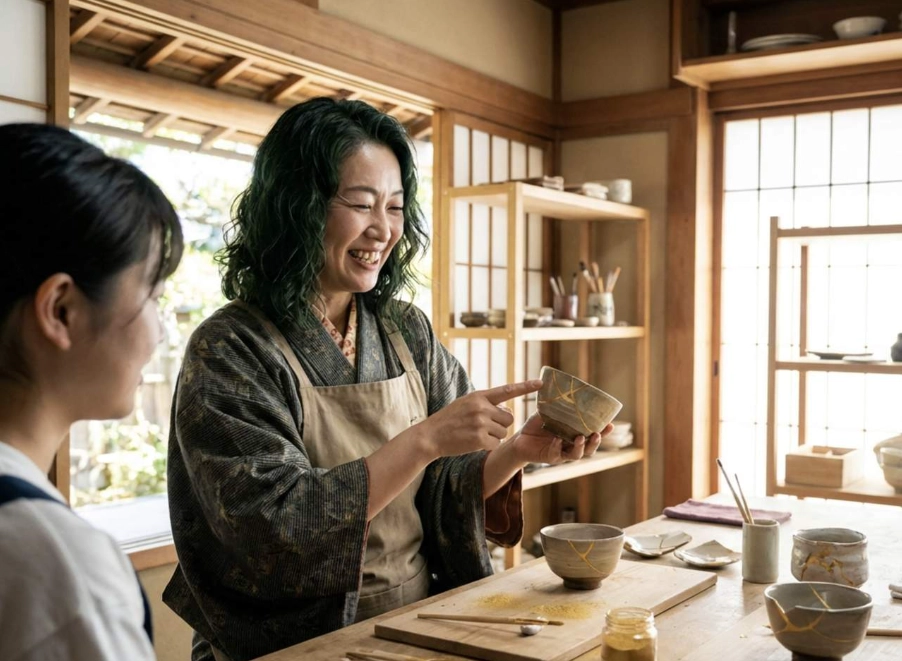 Kintsugi workshop Kyoto