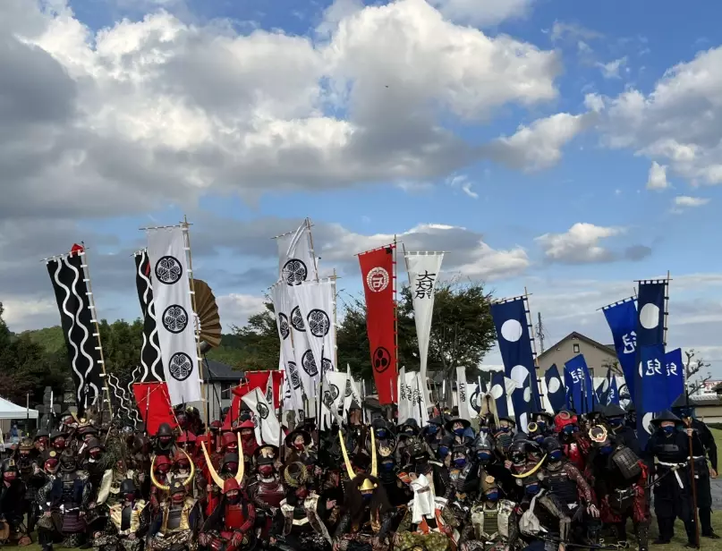 Samurai reenactment Japan