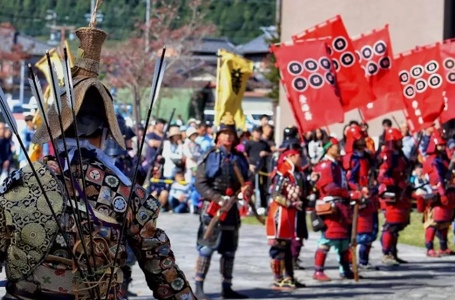 Samurai reenactment Japan